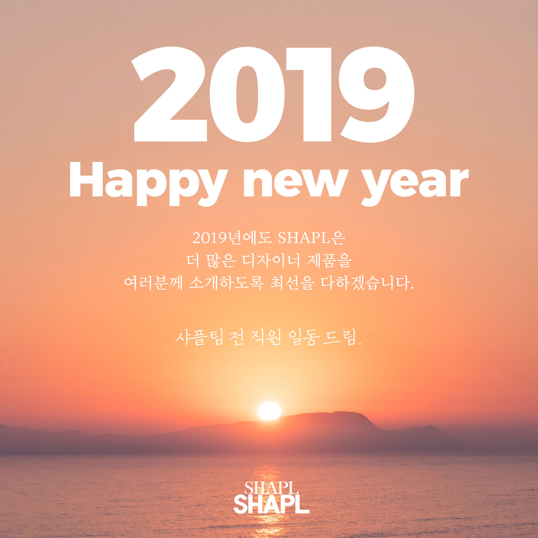 [공지] HAPPY NEW YEAR, 2019