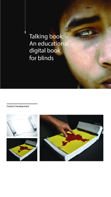 Talking book for blind student