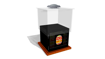 Solar & wind food dehydrator