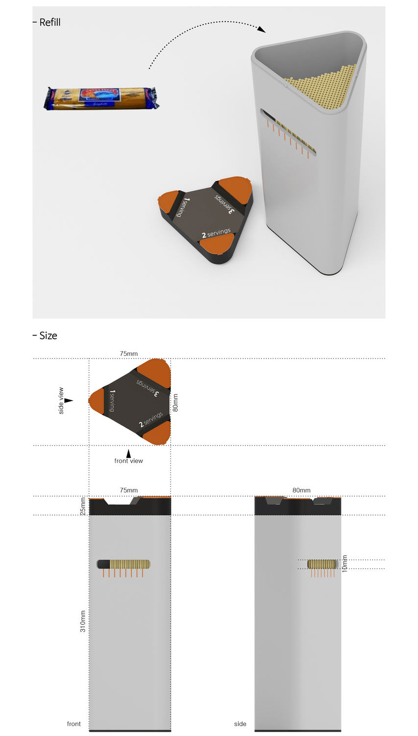 triangle spaghetti container  201901/12003/12003_5c8059bfdfa87.jpg